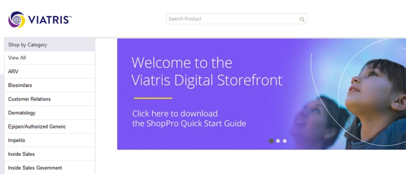 Vitaris ShopPRO storefronts for reps